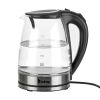 [Old Code: 93541003] ZOKOP HD-1857-A 110V 1200W 1.8L Electric Glass Kettle US Plug