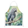 African Grey Parrot Apron Cooking Kitchen Server Baking Crafts Gardening for Adult Women Men, Unisex, Large, Multicolor