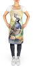 California Quail Apron Cooking Kitchen Server Baking Crafts Gardening for Adult Women Men, Unisex, Large, Multicolor