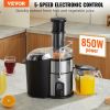 VEVOR Juicer Machine, 850W Motor Centrifugal Juice Extractor, Easy Clean Centrifugal Juicers, Big Mouth Large 3" Feed Chute for Fruits and Vegetables