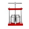 VEVOR Fruit Wine Press, 0.8 Gallon/3L, 2 Stainless Steel Barrels, Manual Juice Maker