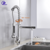 Kitchen Faucet Swivel Single Handle Sink Pull down Sprayer Mixer Tap
