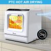 IAGREEA Portable Countertop Dishwasher, No Hookup Needed, Compact Dishwasher With 5-Liter Built-in Water Tank,5 Programs, 360¬∞ Dual Spray