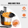 VEVOR Slow Masticating Juicer, Cold Press Juicer Machine with Reverse Function, Quiet Motor Slow Juicer