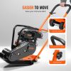 VEVOR Plate Compactor, 2.8 HP 78.5CC Gas Engine 5,250 VPM, 1,920 lbs Force Vibratory Compaction Tamper with 18.7 x 11.8 inch Plate for Walkways