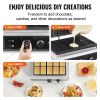 VEVOR 10PCS Commercial Waffle Maker Rectangle Waffle Baker Machine 1550W