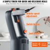 VEVOR Commercial Immersion Blender, 750W 12" Heavy Duty Hand Mixer, Variable Speed Kitchen Stick Mixer with 304 Stainless Steel Blade