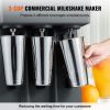 VEVOR Milkshake Maker, 375W x 3 Electric Milkshake Machine, Triple Heads Drink Mixer Blender Machine