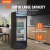 VEVOR Commercial Merchandiser Refrigerator, 6.8 Cu.Ft / 195L Beverage Refrigerator Cooler Merchandiser