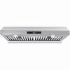30 inch Under Cabinet Range Hood 3-Speed Touch Panel 800CFM Vent Remote Control