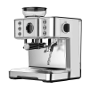 Coffee grinding 15Bar French latte Italian espresso extraction, 1 cup / 2 cup mechanical + digital, 2300W, steam, powder hammer 58mm