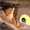 Wholesale New Popular Snooze Function Sunrise Wake Up Light Alarm Clock Led Sleep Ligh