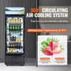 VEVOR Commercial Merchandiser Refrigerator, 6.8 Cu.Ft / 195L Beverage Refrigerator Cooler Merchandiser