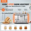 VEVOR Retro Stainless Steel Toaster, 4 Slice, 1625W 1.5'' Extra Wide Slots Toaster with Removable Crumb Tray 6 Browning Level