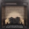28 inch Electric Fireplace Insert, multicolored flames