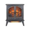 24 inch 3D Flame Electric Infrared Quartz Fireplace Stove with remote control