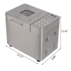 21912188 (BM8205) 25in1 Automatic program menu breadmaker 550W Fully automatic toaster 2.8 inch LED gluten free toaster 2 LB American bread Italian