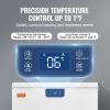 VEVOR Chest Freezer, 5.4 Cu.ft / 153 L Compact Deep Freezer