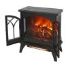 24 inch 3D Flame Electric Infrared Quartz Fireplace Stove with remote control