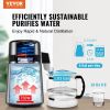 VEVOR Water Distiller, 4L 1.05 Gallon Pure Water Purifier Filter For Home Countertop, 750W Distilled Water Maker
