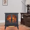 24 inch 3D Flame Electric Infrared Quartz Fireplace Stove with remote control