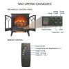 24 inch 3D Flame Electric Infrared Quartz Fireplace Stove with remote control