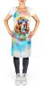 Cavalier Spaniel Hippie Dawg Apron Cooking Kitchen Server Baking Crafts Gardening for Adult Women Men, Unisex, Large, Multicolor