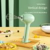 Wireless Portable Electric Food Mixer 3 Speeds Automatic Whisk Dough Egg Beater Baking Cake Cream Whipper Kitchen Tool