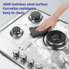 30 inch Gas Cooktop, Gas Stove Top with 5 High Efficiency Burners, Bulit-in Stainless Steel Gas Hob for Kitchen, NG/LPG Convertible Gas Stovetop
